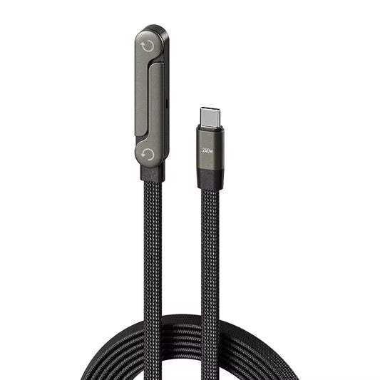 240W Stand Charging Cable 2-In-1 with Phone Holder for Gaming Videos Compatible for Iphone 15 16 17 Pro Max Huawei Xiaomi